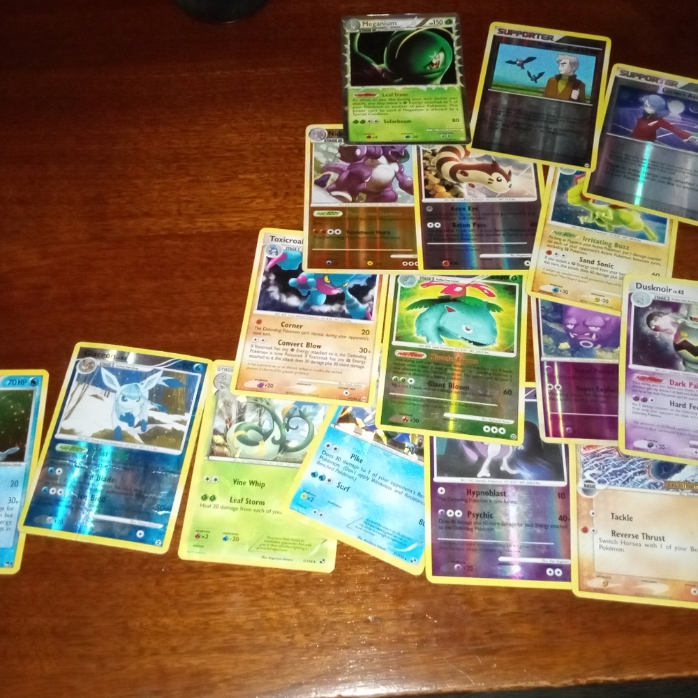 Large shiny Pokemon card lot